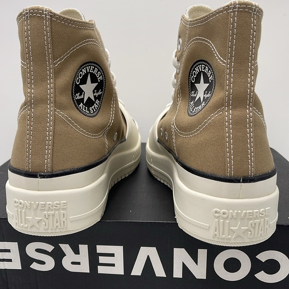 Converse Men’s CTAS CONSTRUCT HI ROASTED/BLACK/EGRET A03876C Platforms Sneakers - Picture 13 of 16